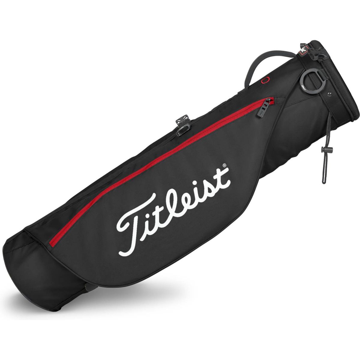 Titleist Carry Hylsterbag - Black/Black/Red