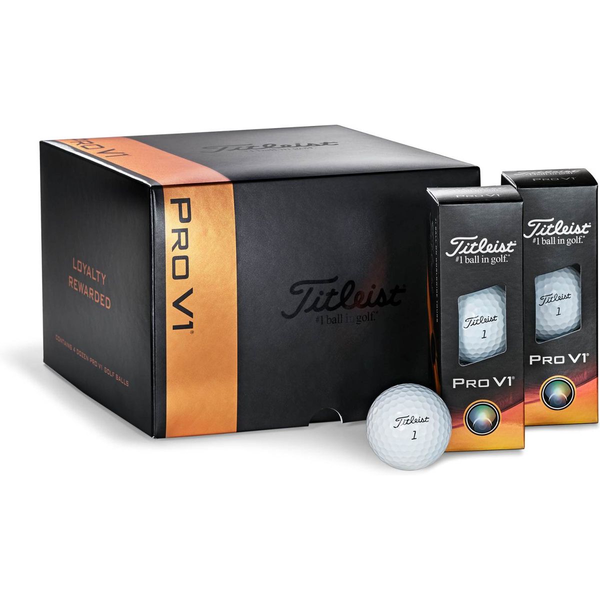 Titleist Pro V1 Loyalty Rewarded (2024) Golfbolde - Hvid