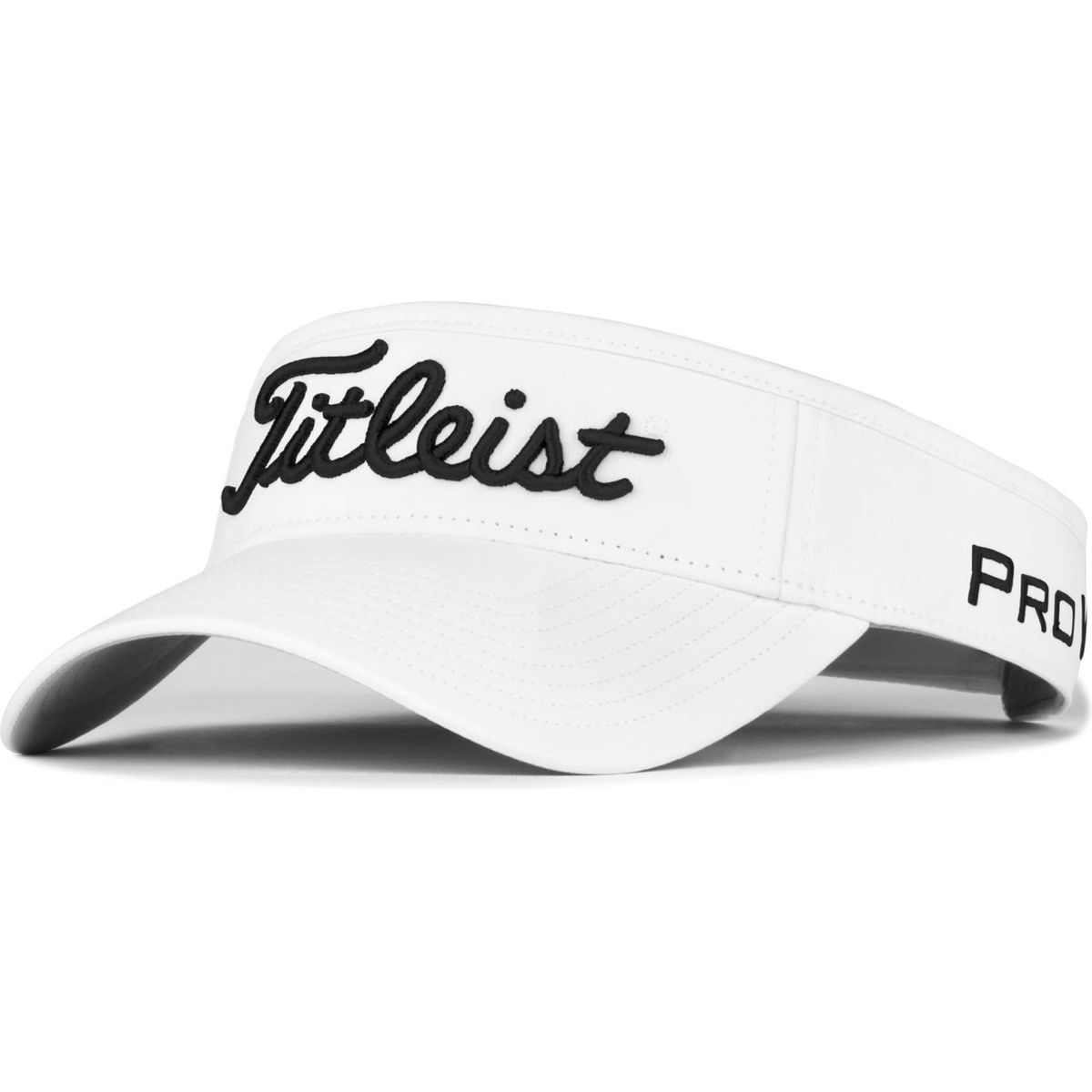 Titleist Tour Performance Visor - White/Black - Str. Justerbar