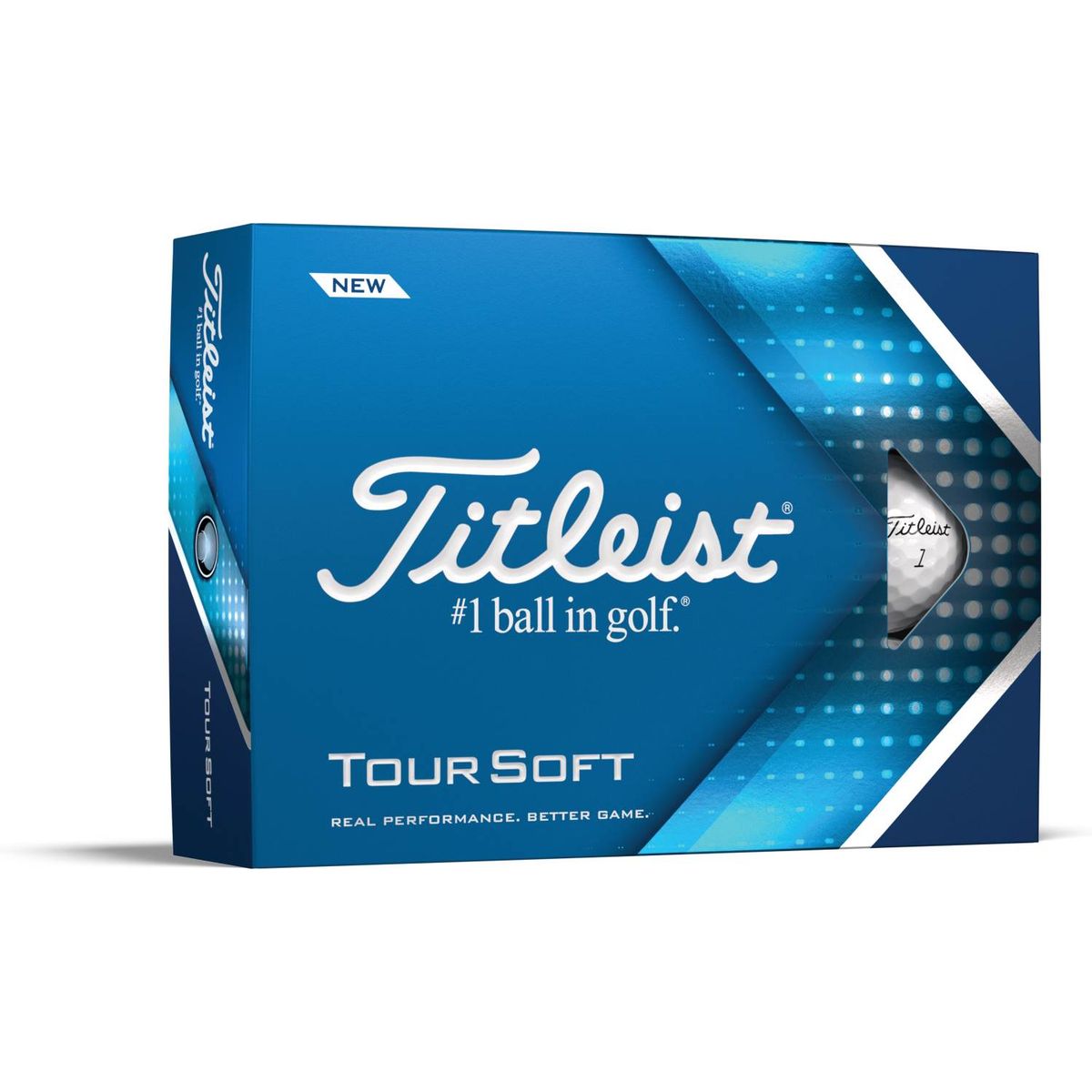 Titleist Tour Soft (2022) Logobolde - Hvid