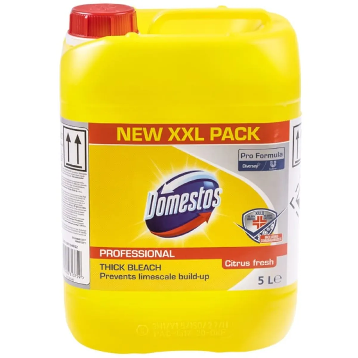 Toilet Rens Domestos Lemon 5L Desinficerende.