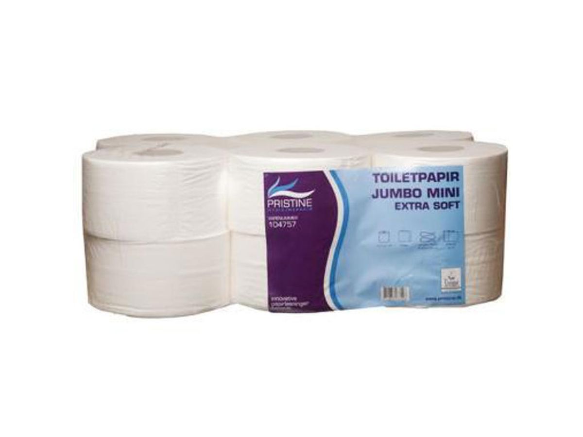 Toiletpapir Jumbo Mini Ekstra Soft 2-lags 12 rl.