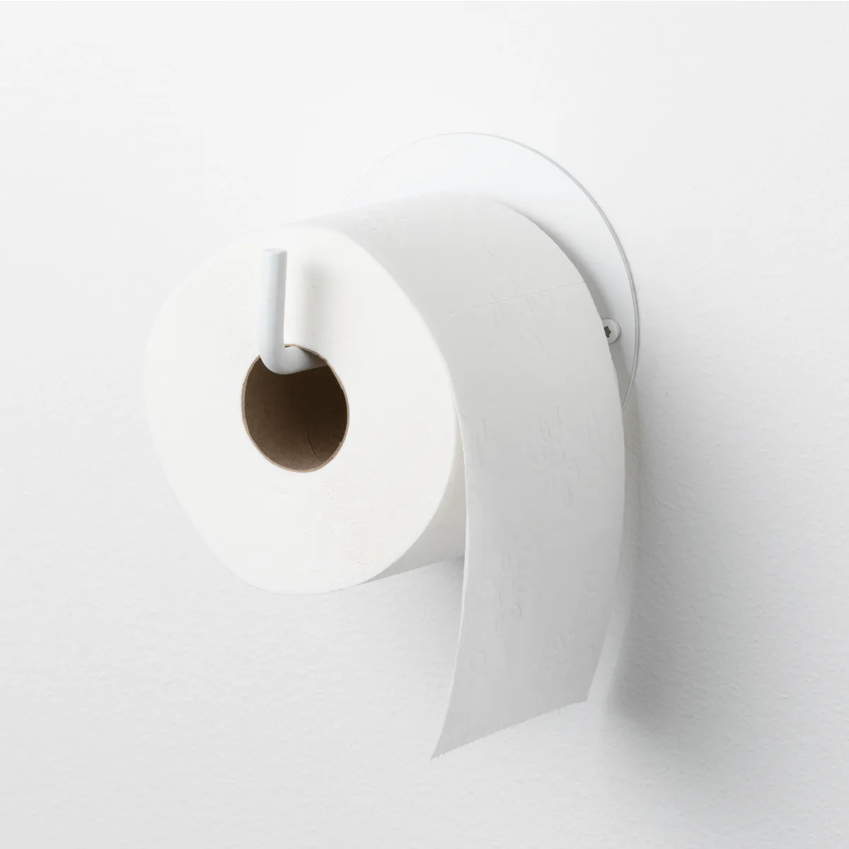 Toiletrulleholder, hvid