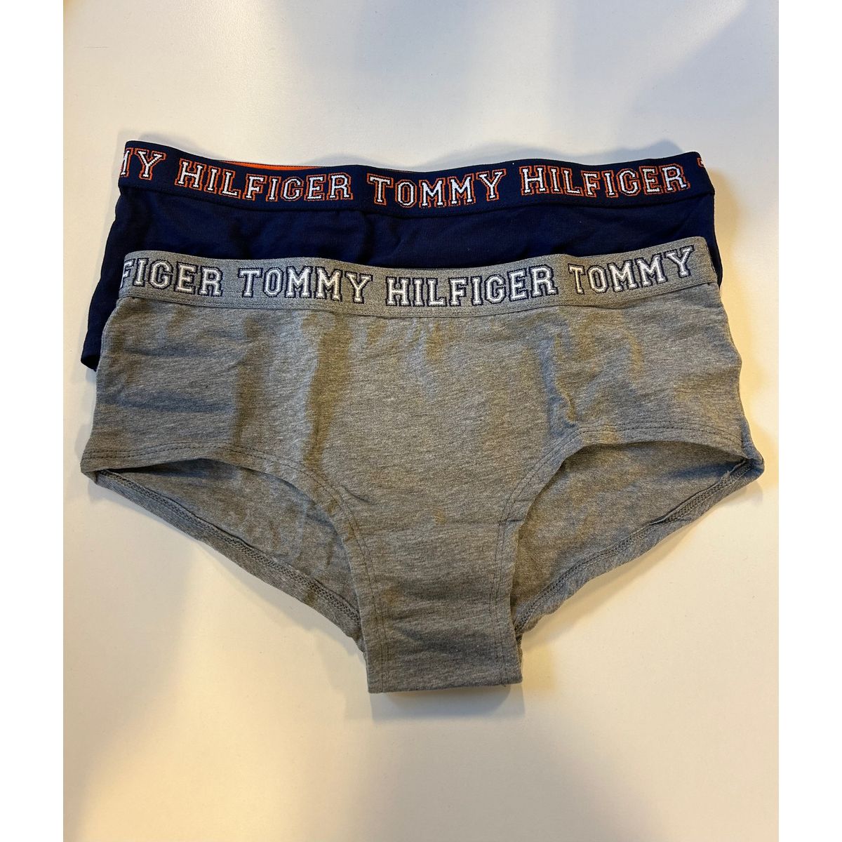 Tommy Hilfiger 2-Pak Trusser Shorty Navy/Grey - Legekammeraten.dk