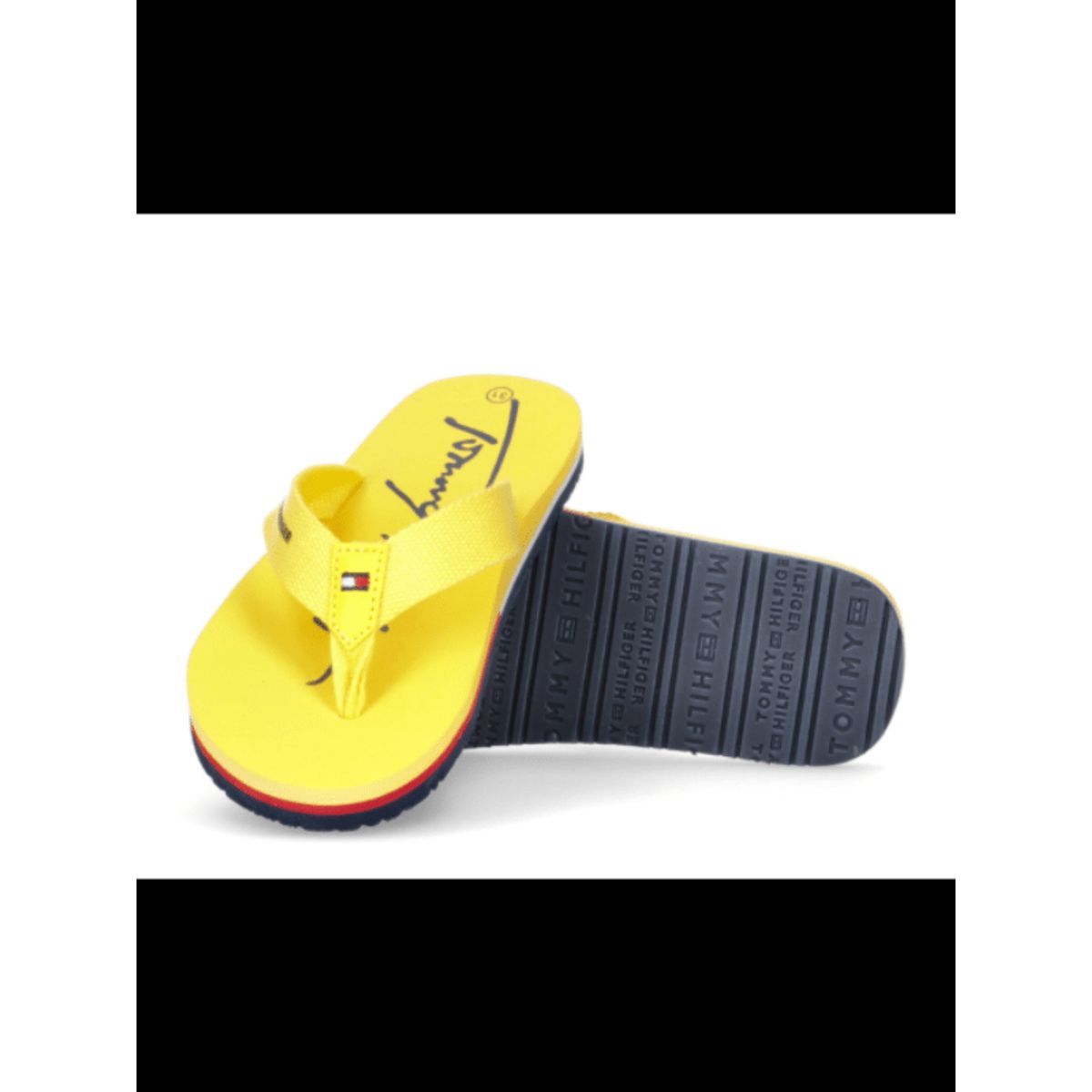 Tommy Hilfiger Flip Flop Badesandaler Yellow - badesandal - Legekammeraten.dk