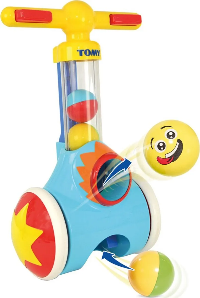 Tomy - Pic & Pop - Gå-legetøj Med Bolde