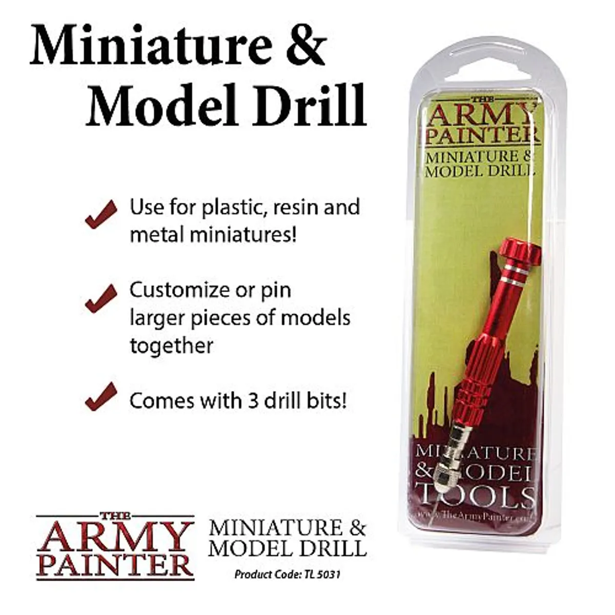 Tools - Army Painter - Miniature and Model Drill - TL5031