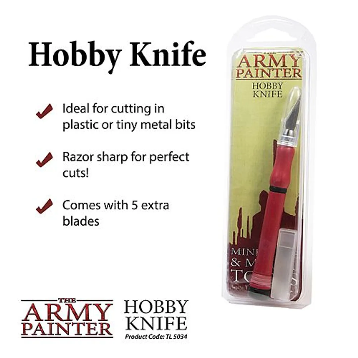 Tools - Army Painter - Precision Hobby Knife - TL5034