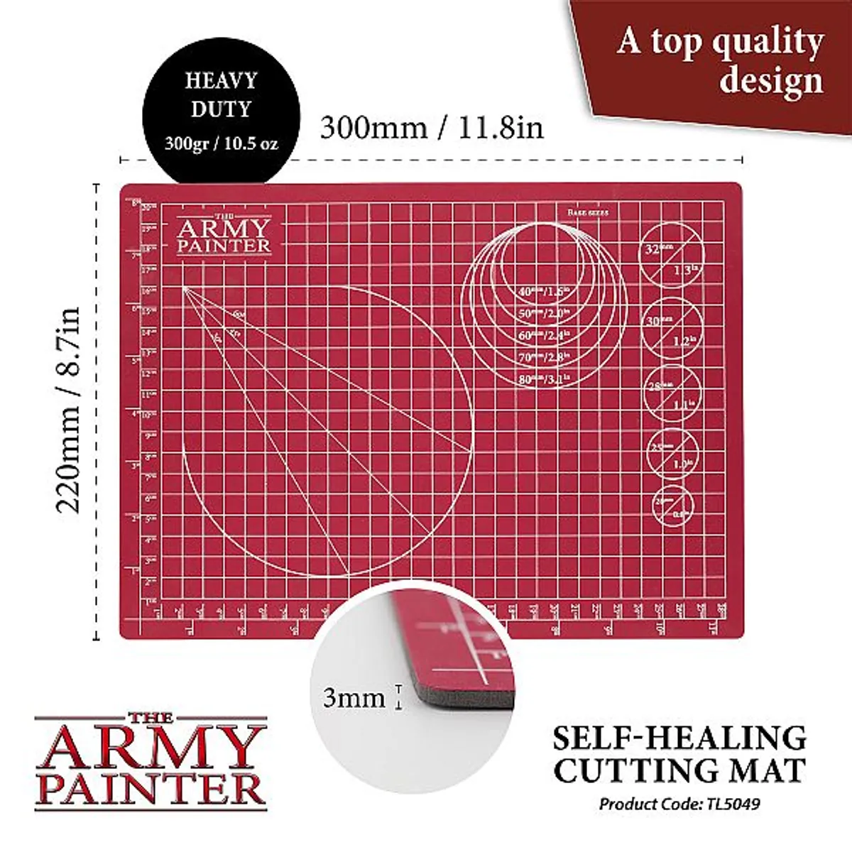 Tools - Army Painter - Self-healing Cutting Mat (2019) - TL5049