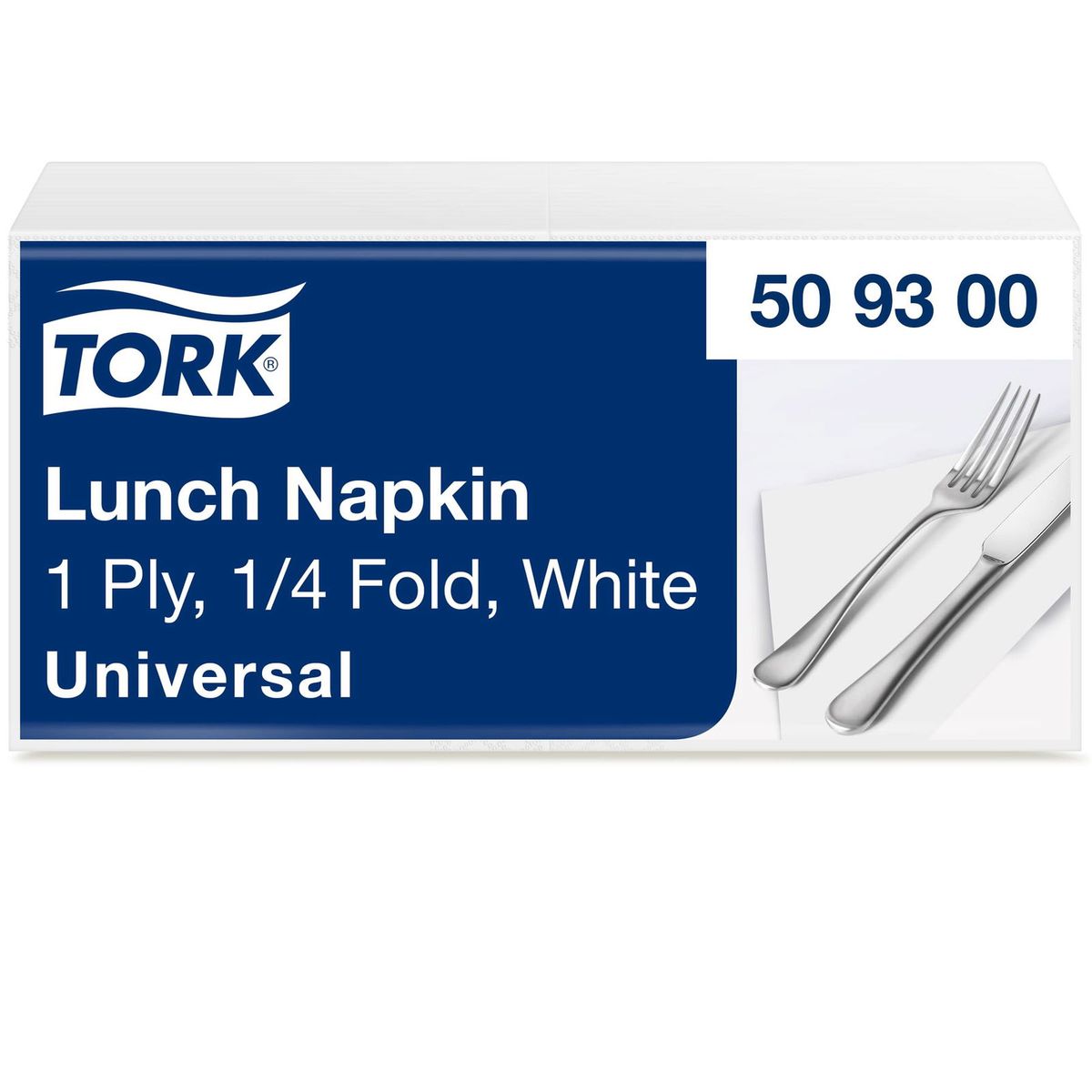 Tork 509300 Universal servietter 33x33cm hvid 500stk