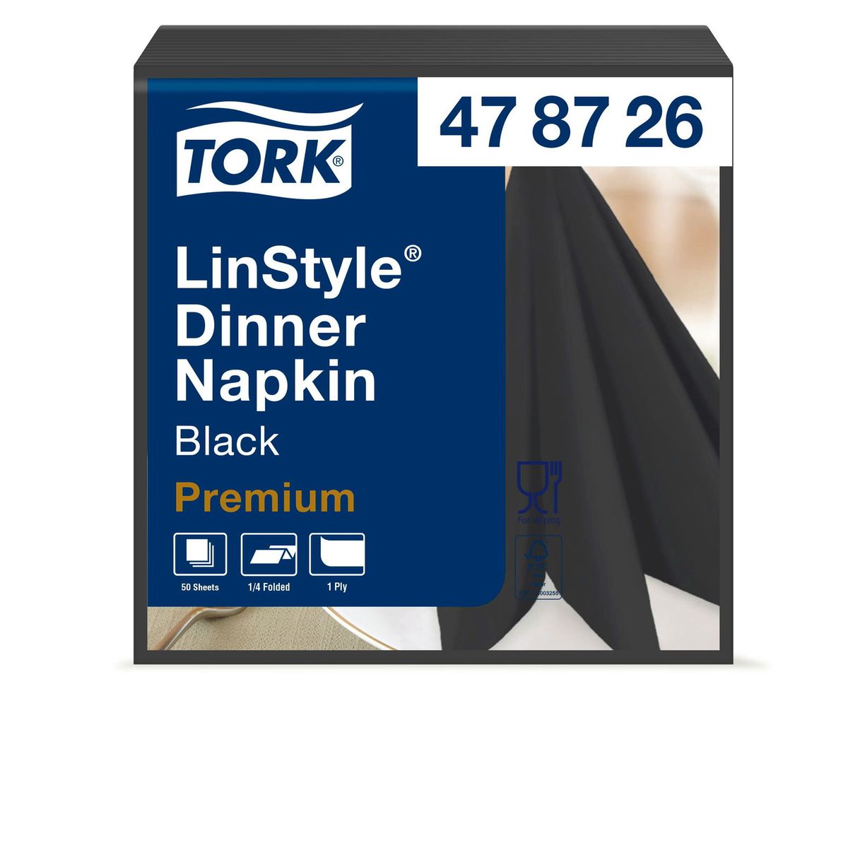 Tork Premium Linstyle middagsservietter