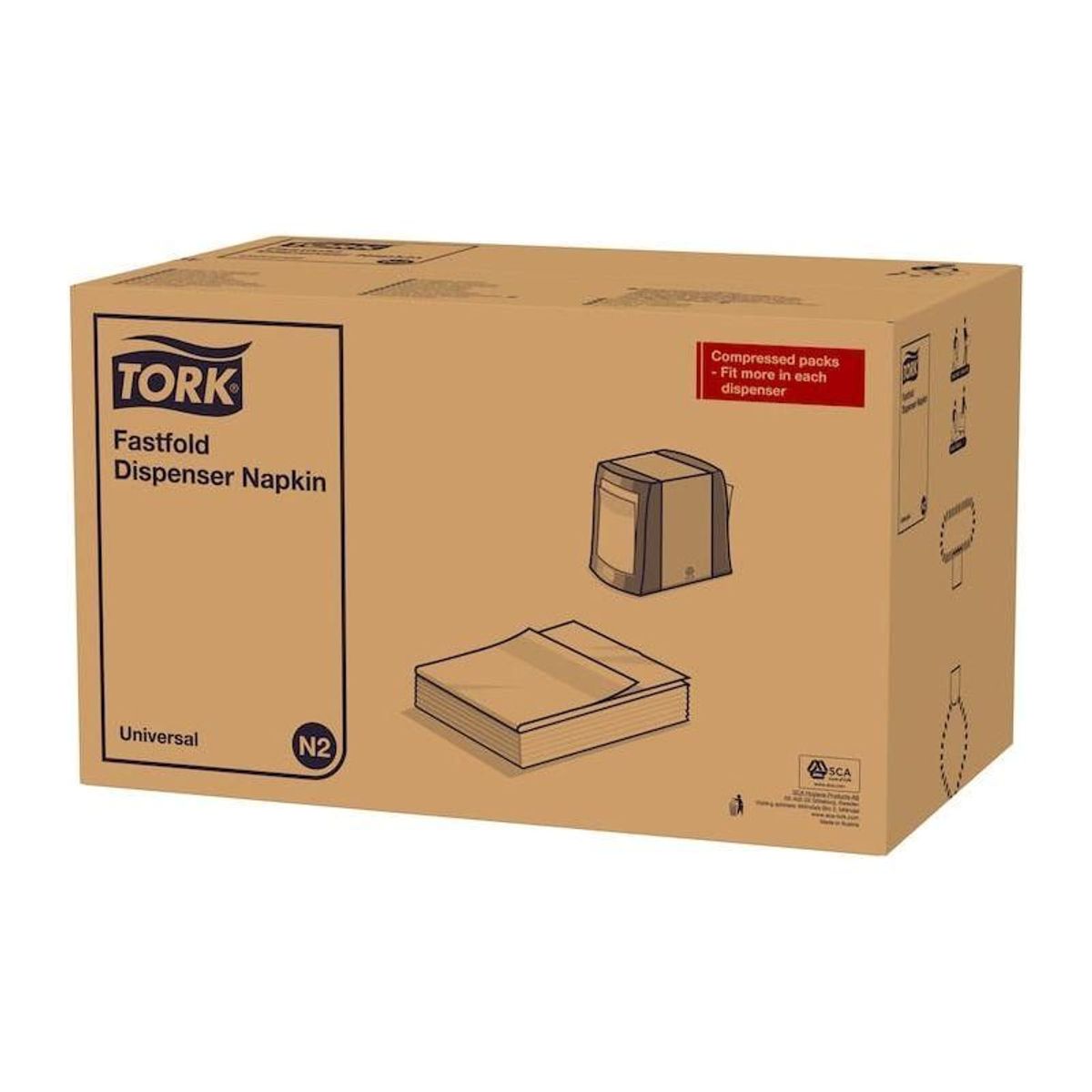 Tork serviet til Dispenser N2 29,5 x 25 36 x 300 stk N2 477510