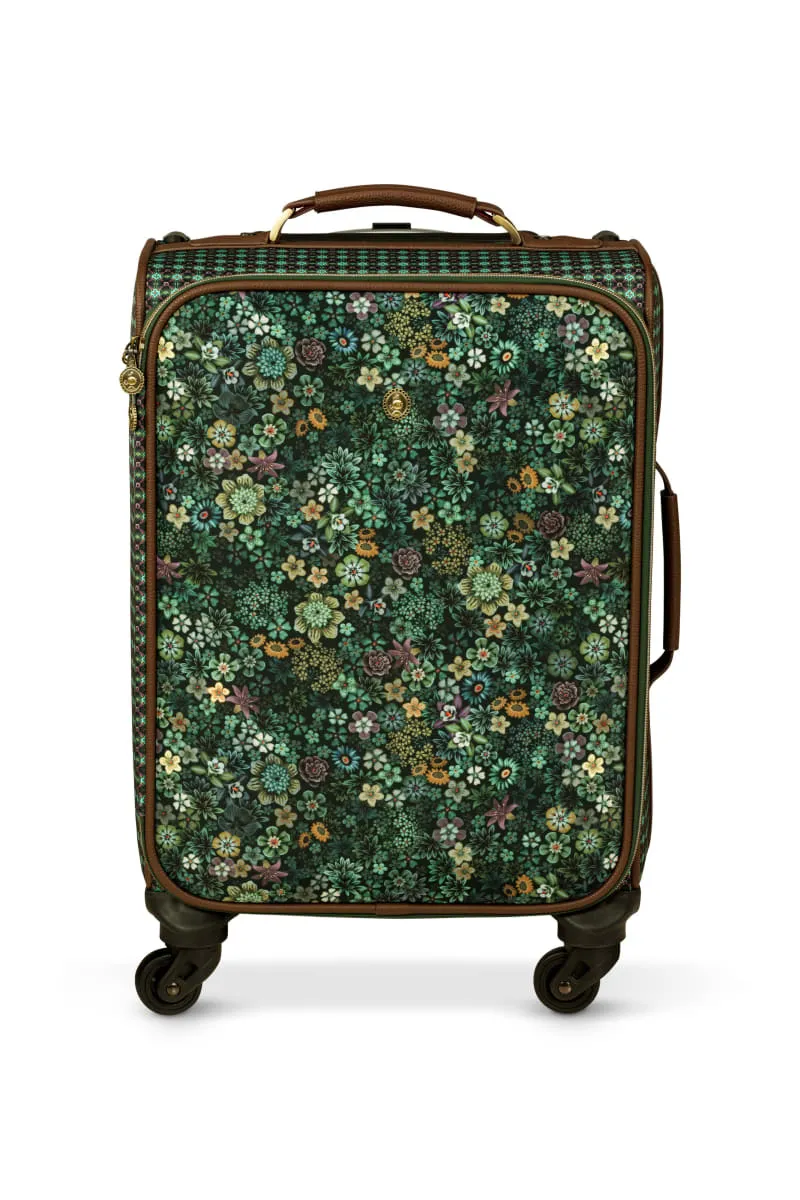 Tosca Trolley Tutti i Fiori Green 35x22x47cm