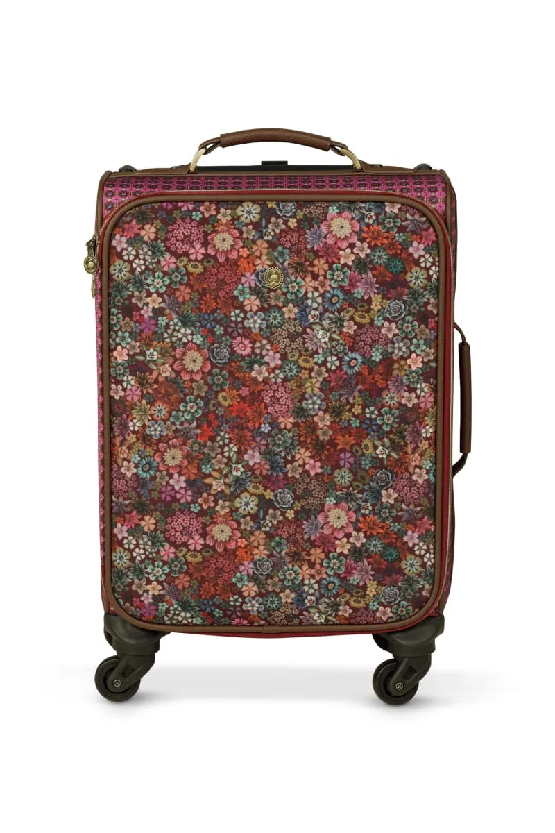 Tosca Trolley Tutti i Fiori Pink 35x22x47cm