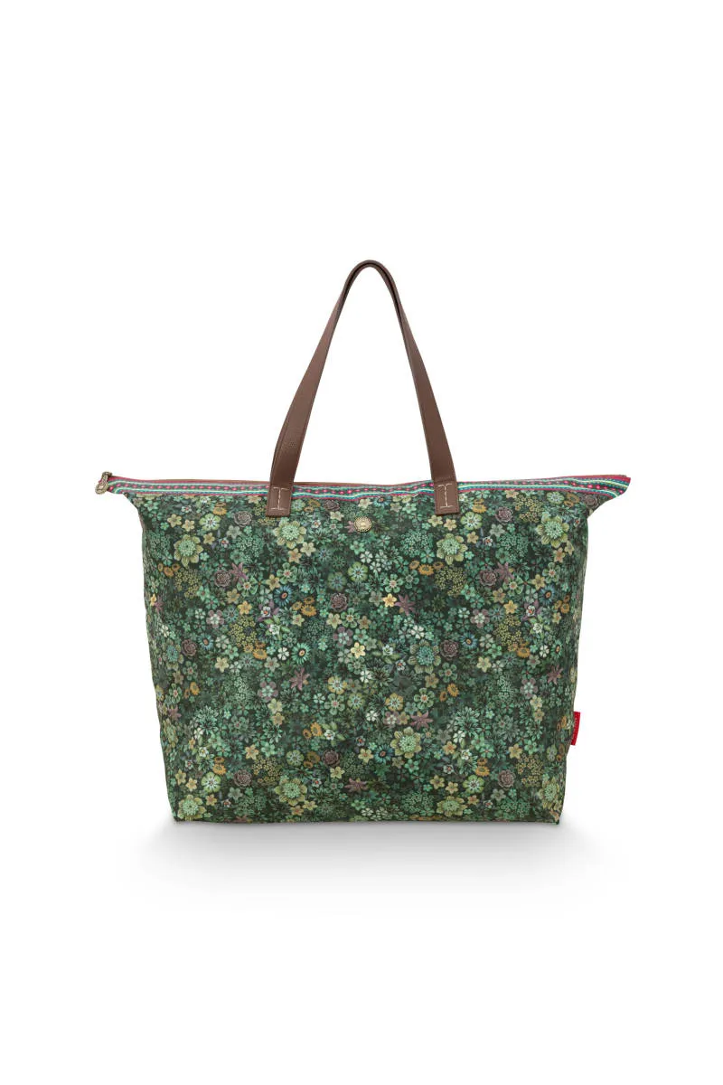 Tote Bag Tutti i Fiori Green 66x20x44cm