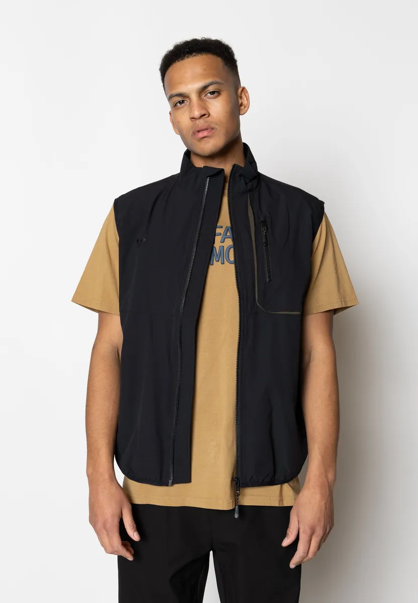 TRACK VEST - Black