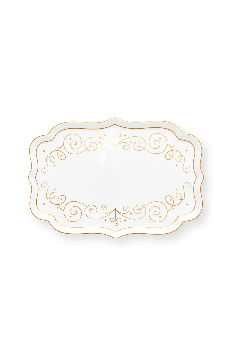 Tray Royal Winter White 26x18cm