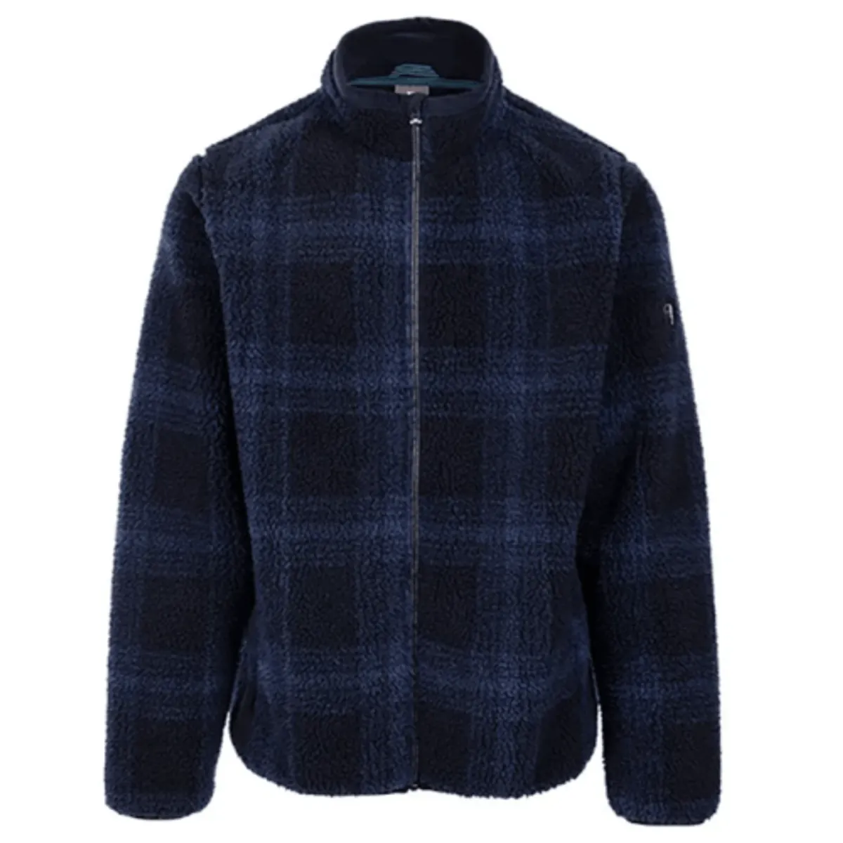 Trespass Epperstone Fleece Jakke Navy Check