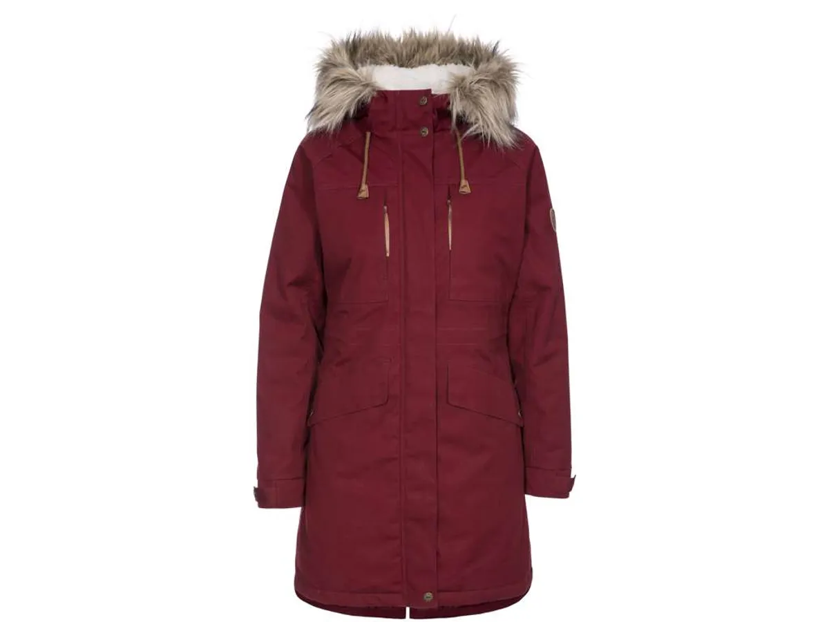 Trespass Faithful - Parka jakke dame - Merlot - Str. L