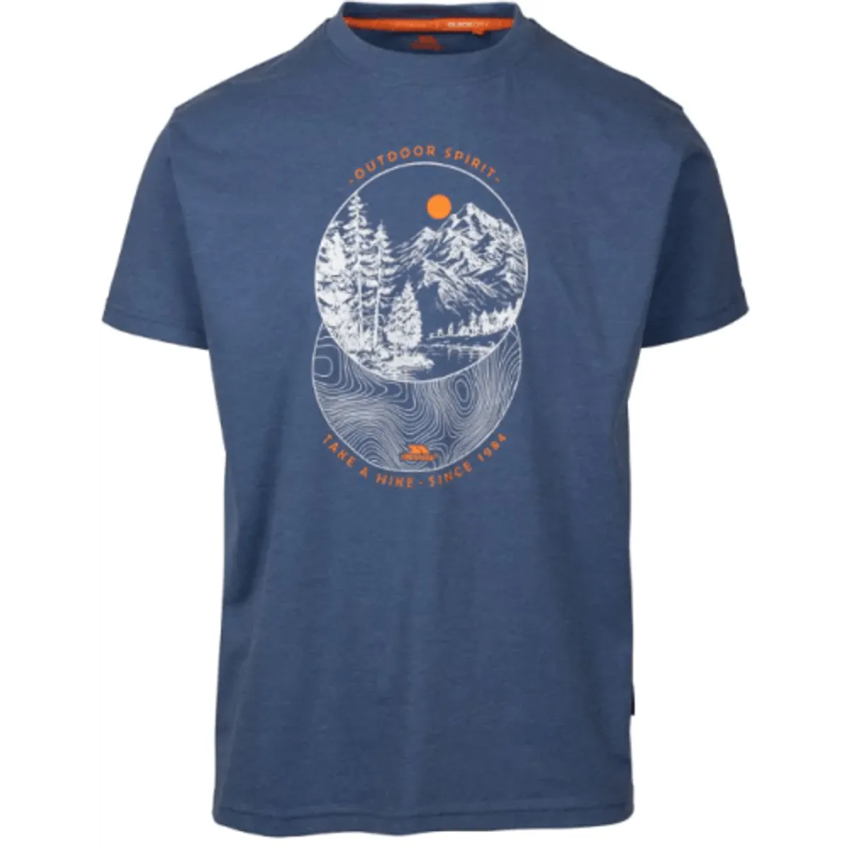 Trespass Flagel T-Shirt Indigo Blue Marl