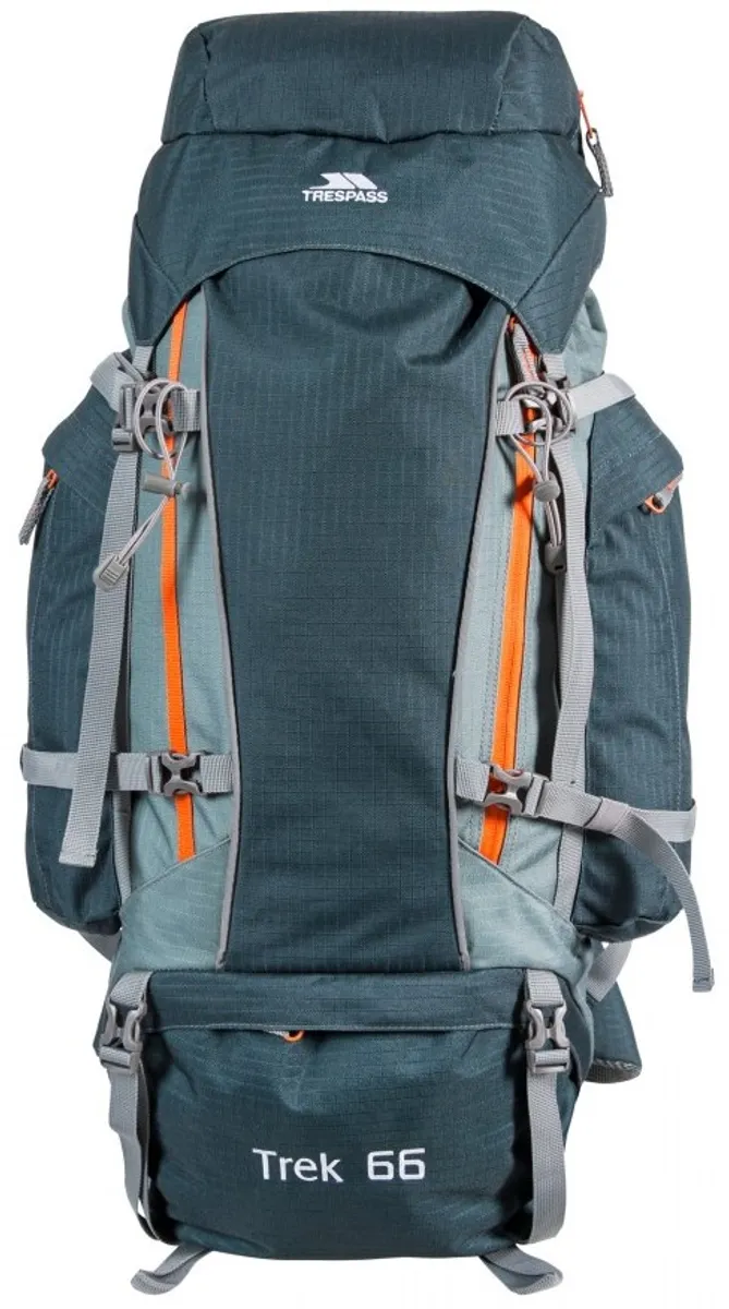 Trespass Trek 66 L Rygsæk Grøn 66 Liter