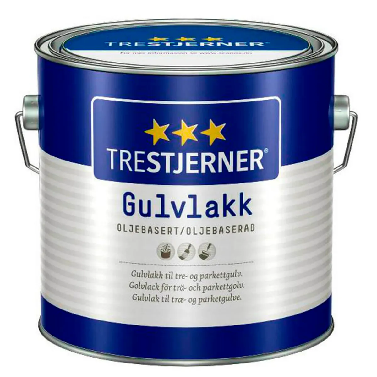 Trestjerner gulvlak (alkydbaseret) 0,75 liter halvblank