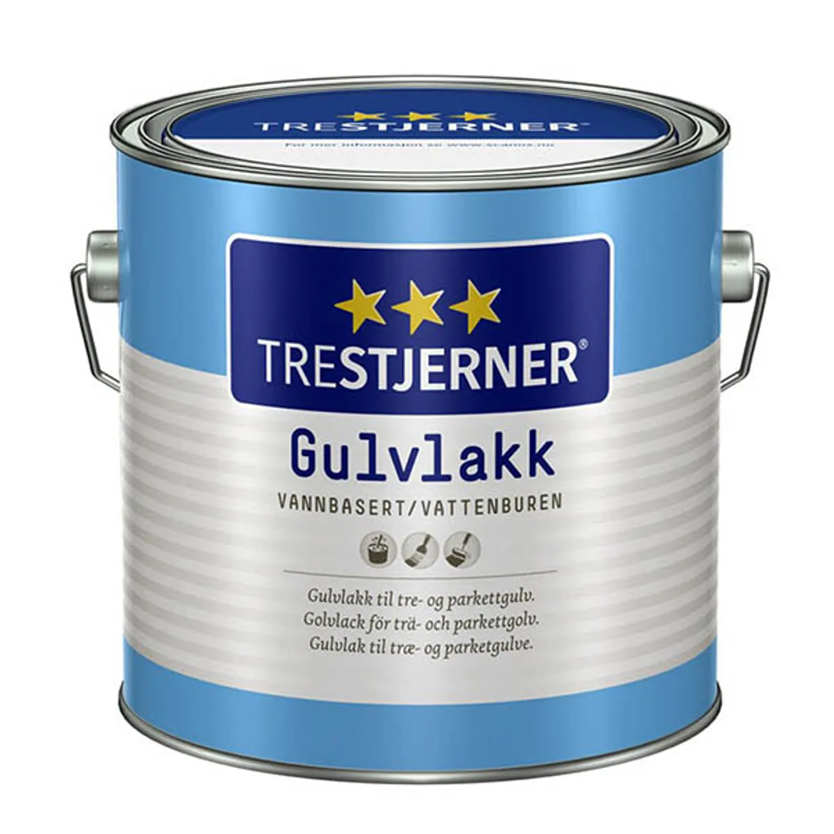 Trestjerner gulvlak (vandbaseret) 0,75 liter mat