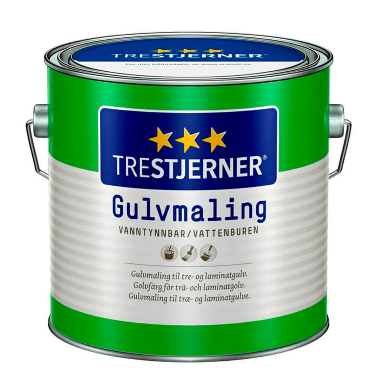 Trestjerner gulvmaling til træ og betong... 0,75 liter