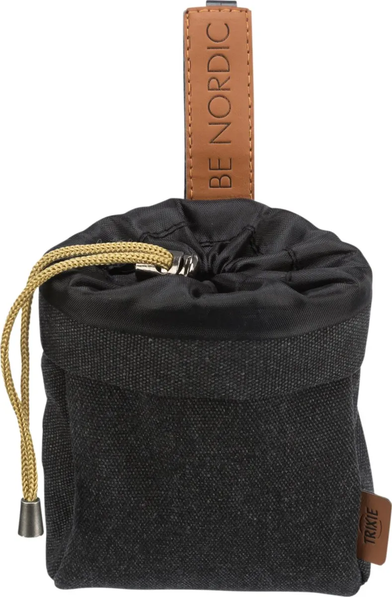 Trixie - BE NORDIC snack bag, Ø10Ã14 cm, black