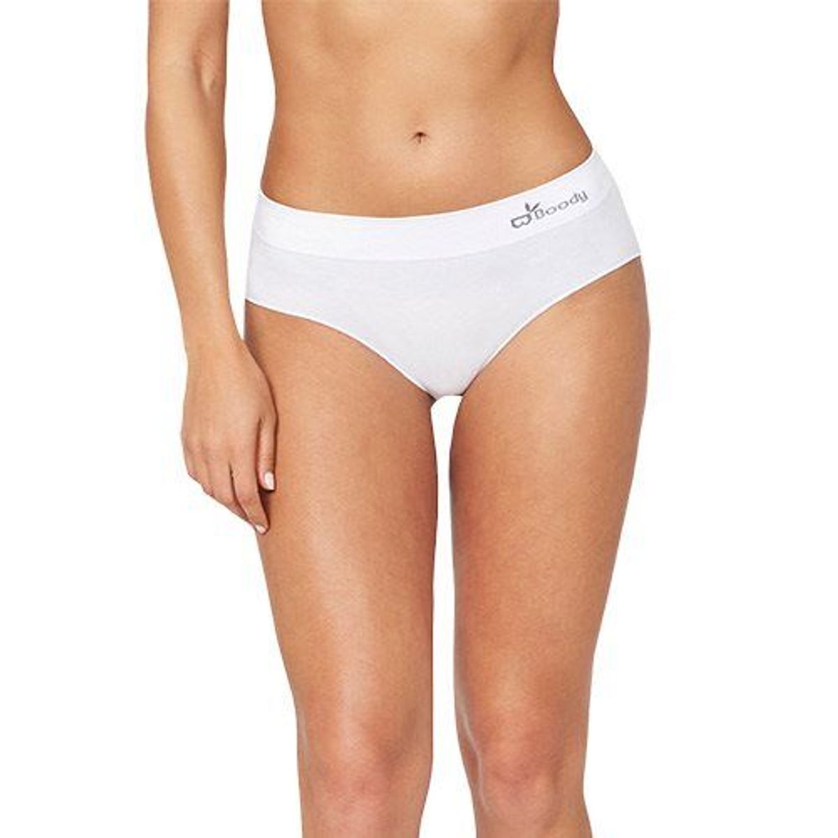 Trusser Midi Brief hvid str. M