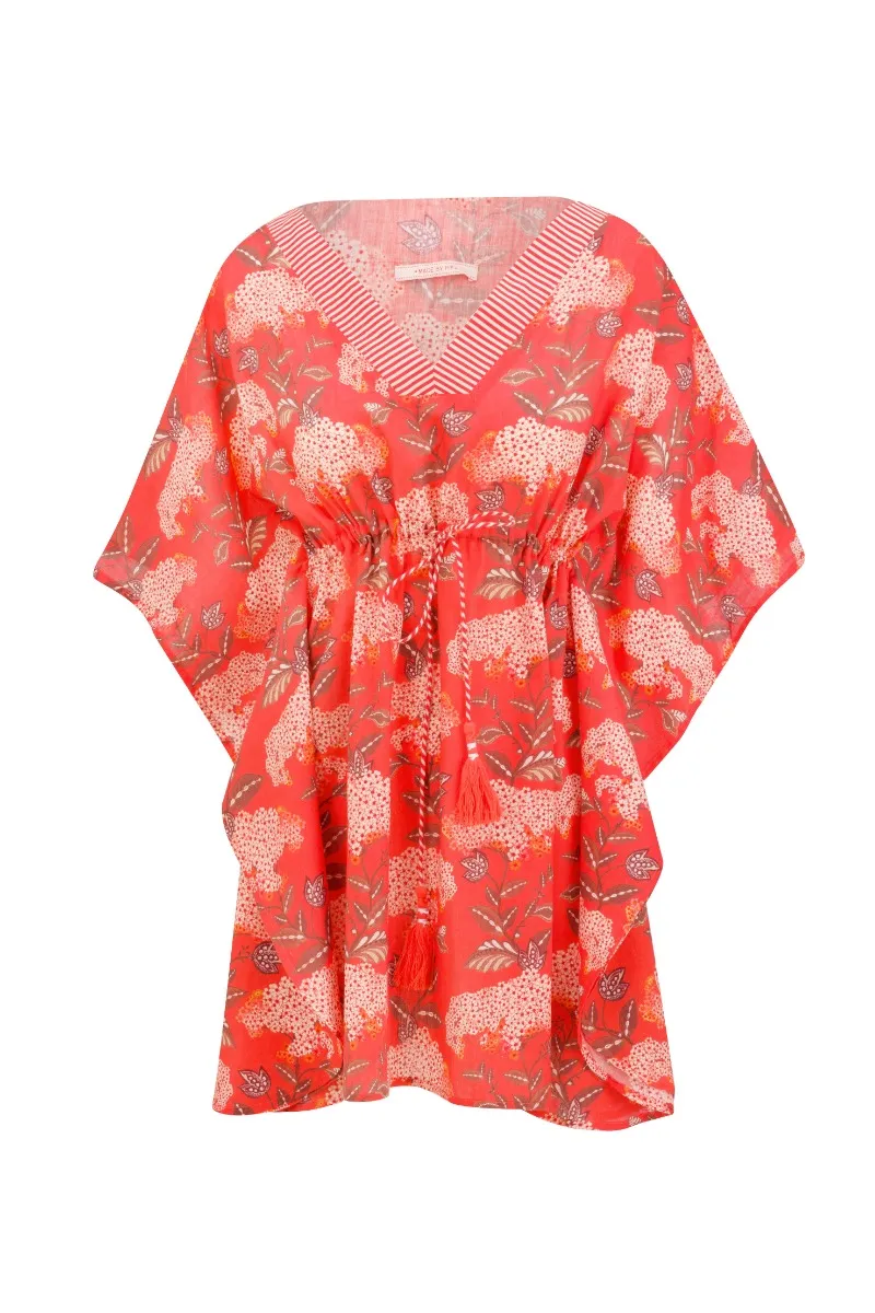 Tunic Flora Firenze Coral-Large