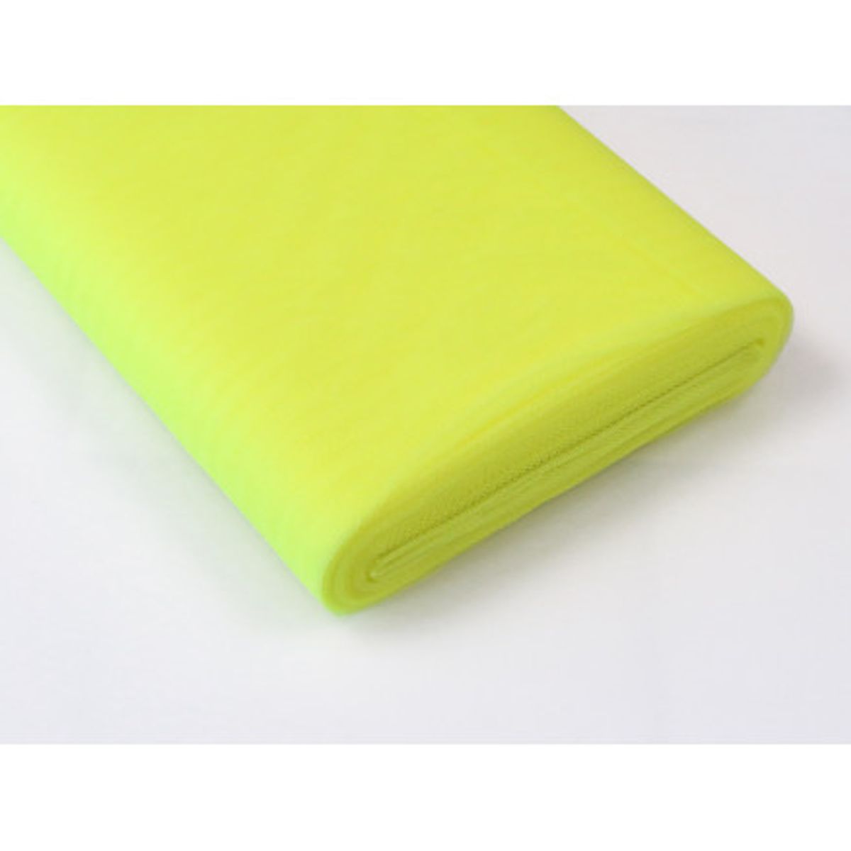 Tyl Stof Nylon 59 Neon Lys Gul 145cm - 50cm