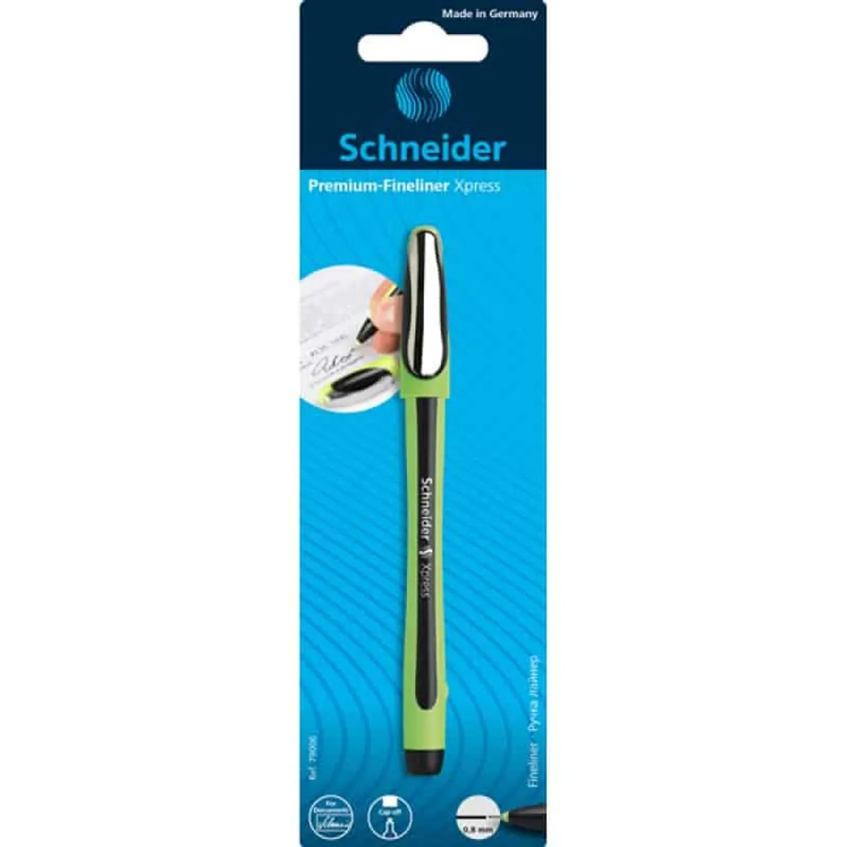 Tynd pen SCHNEIDER Xpress, 0,8mm, blister, sort -.