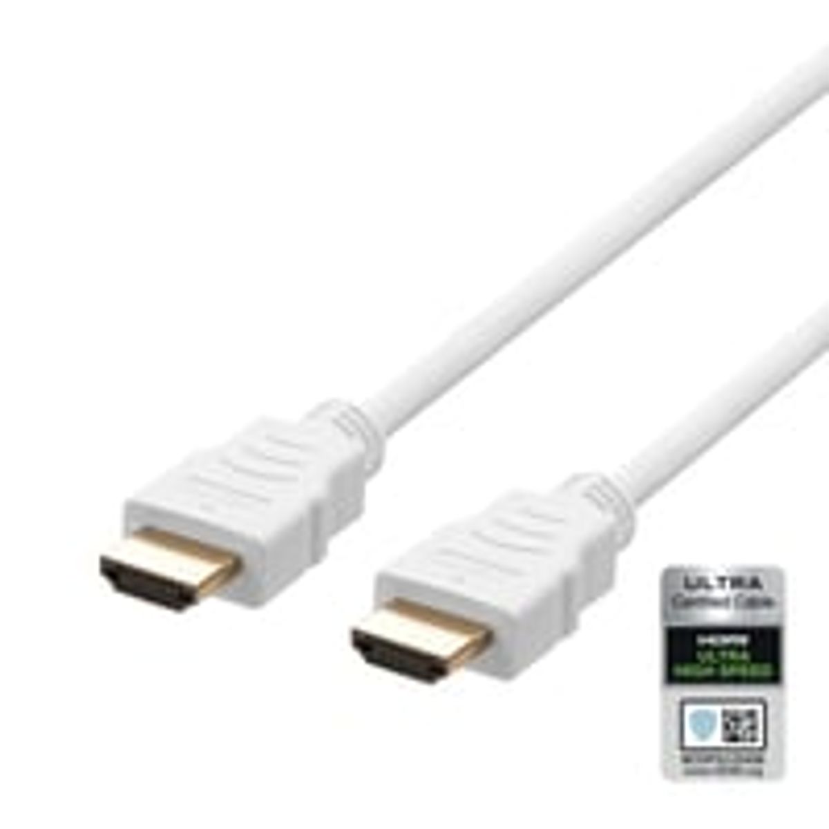 ULTRA High Speed HDMI-cable, 48Gbps, 1m, white