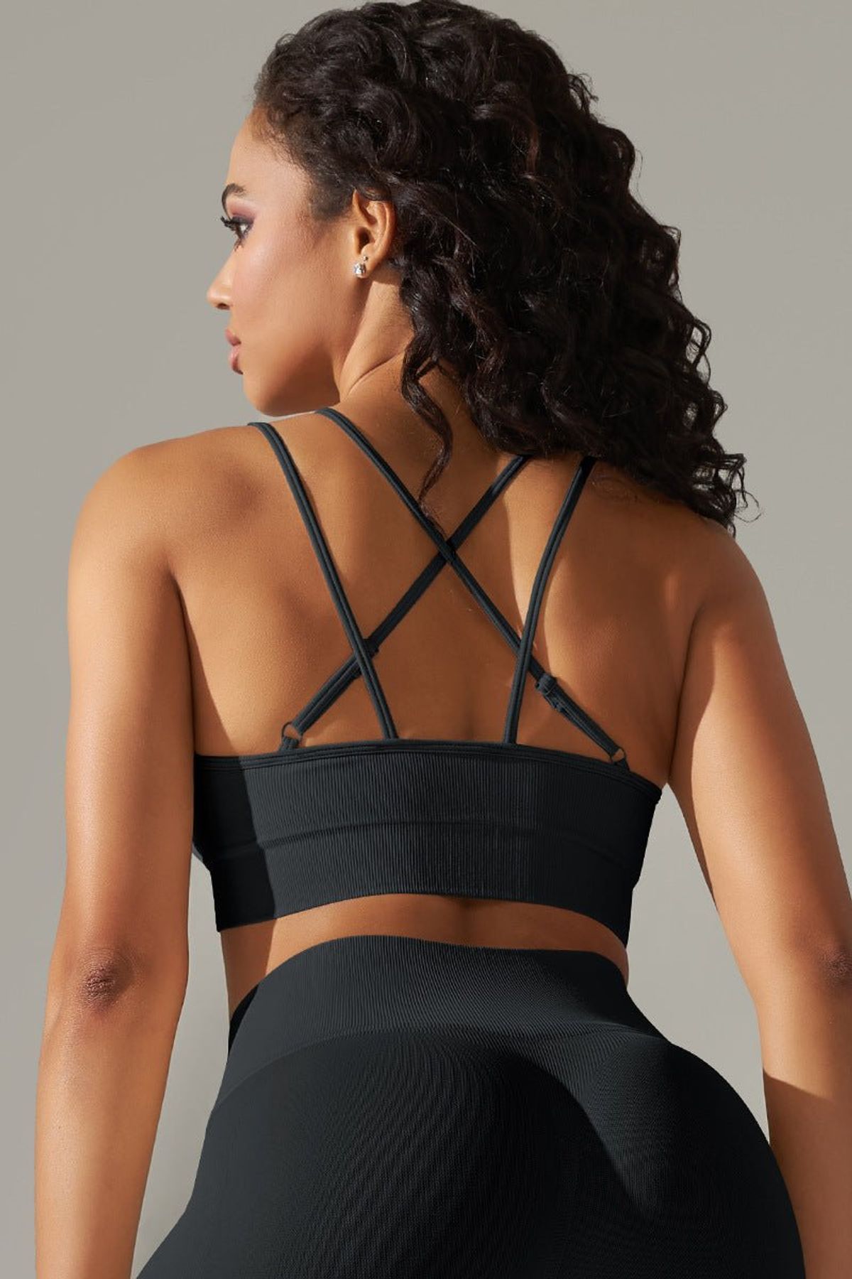 Ultrafit cross back sports-bh Black - Medium / Black