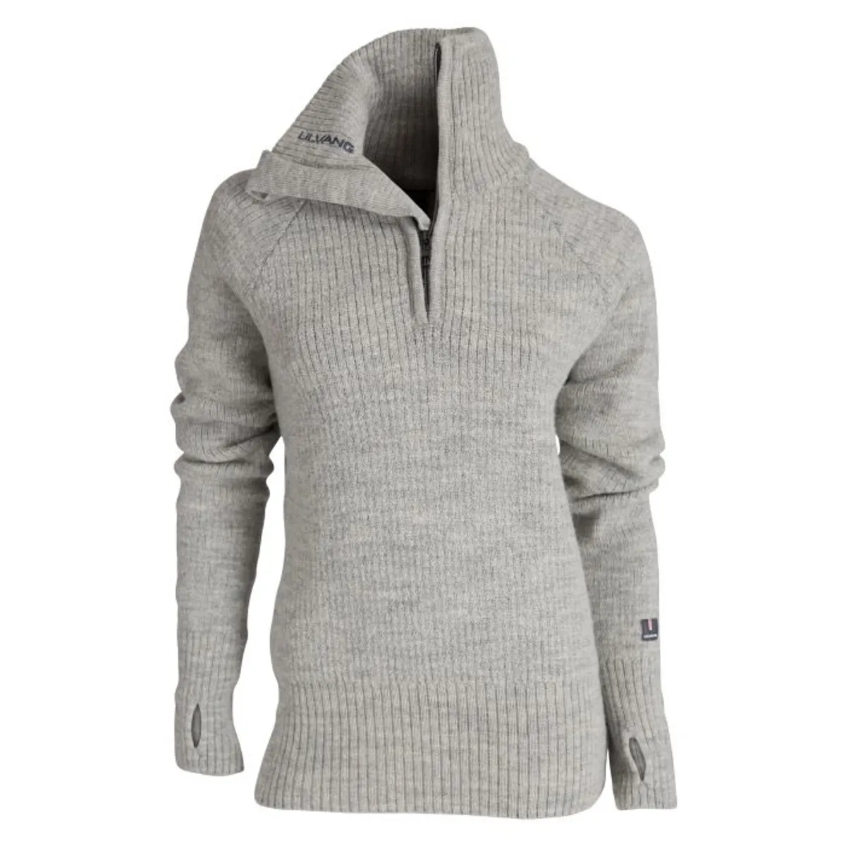 Ulvang Vegard Half-Zip Kvinder / Damer 100% norsk uld, Beige melange-S - Trøjer