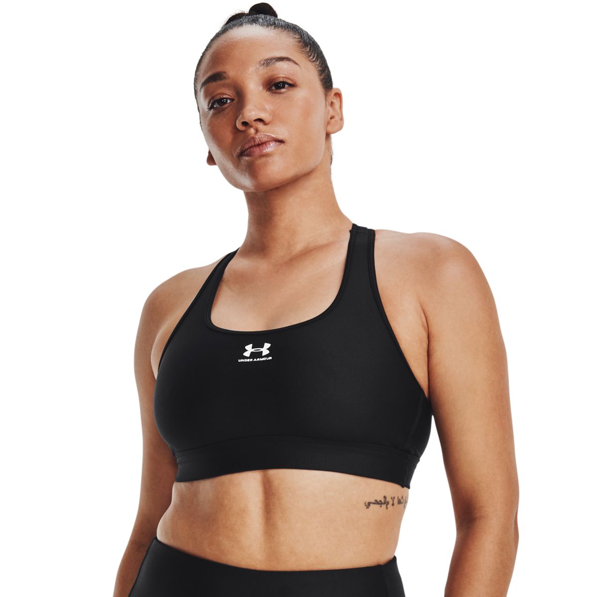 Under Armour Kvinder - Mid Padless Bra - Black L