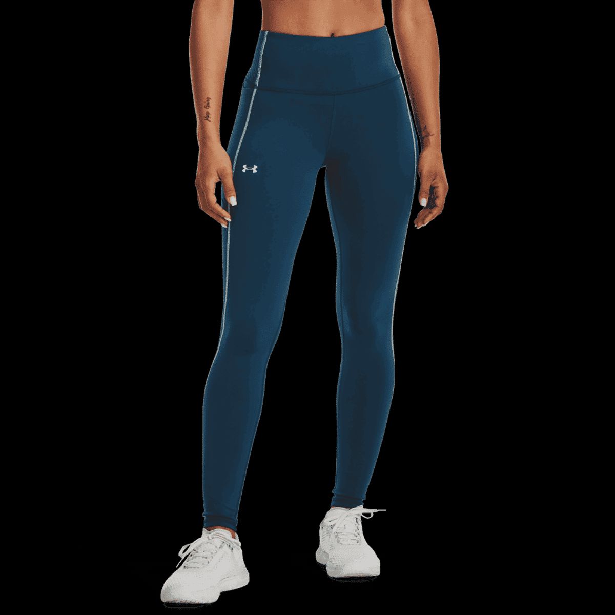 Under Armour Kvinder - Train Cold Weather Full-Length Leggings - Petrol Blue XS