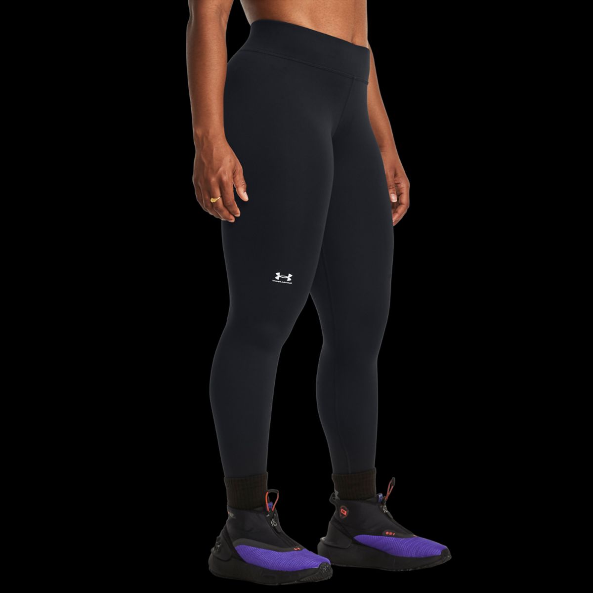 Under Armour Kvinders - ColdGear Authentics Leggings - Black L