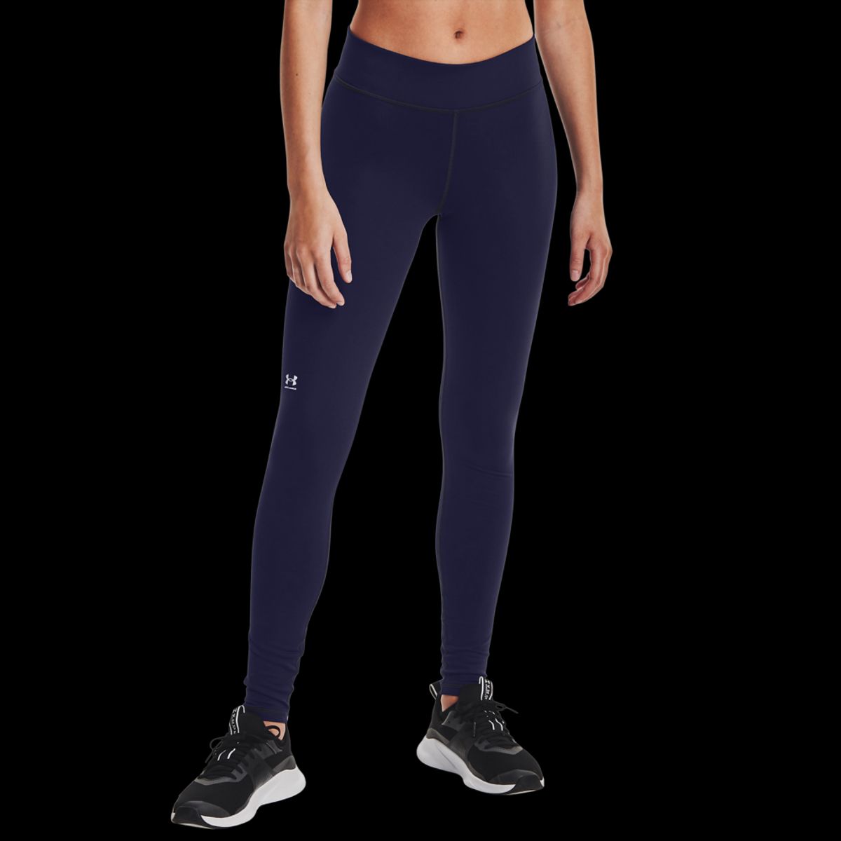 Under Armour Kvinders - ColdGear Authentics Leggings - Midnight Navy L