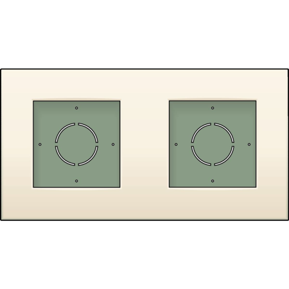 UNDERLAG 2-MODUL CREAM