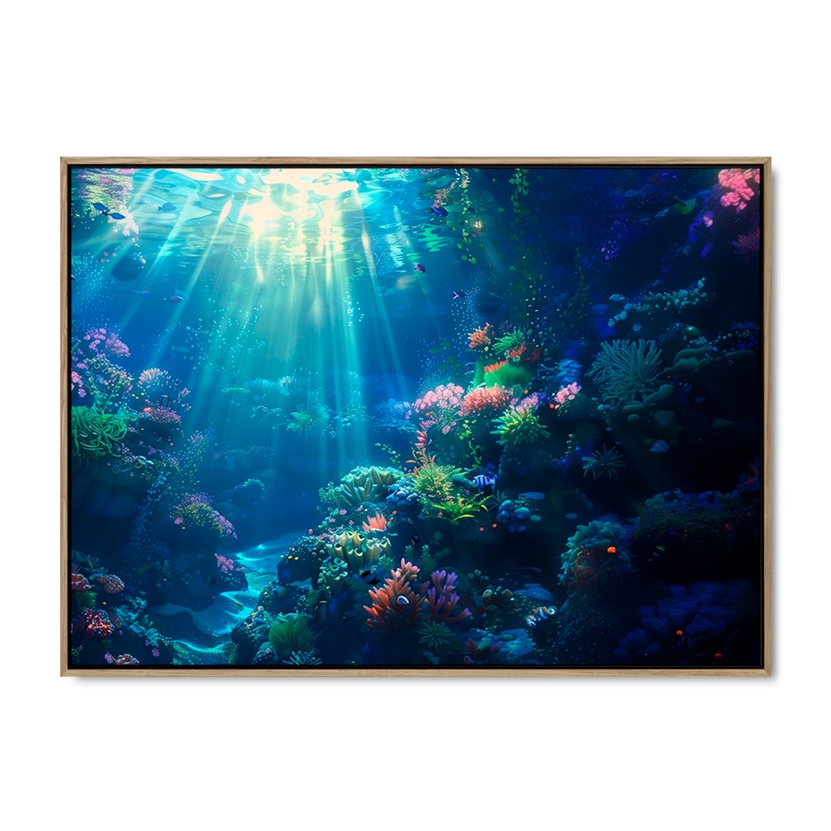 Underwater serenity - 100x140 cm. - Ege ramme