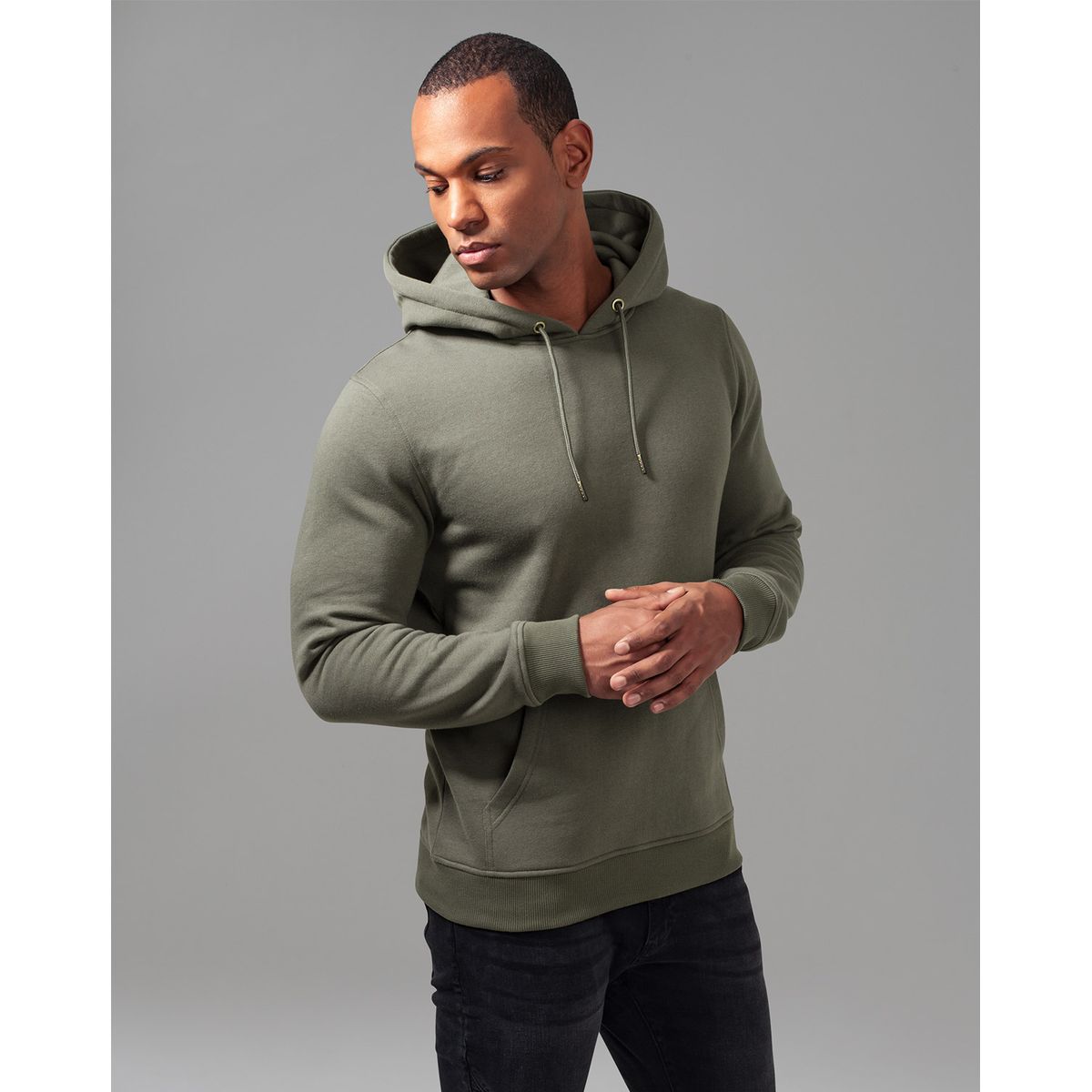 Urban Classics Basis Hoodie Oliven