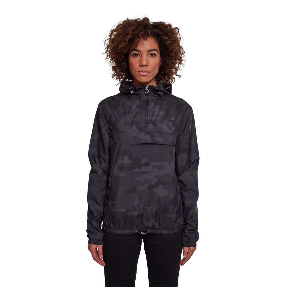 Urban Classics Camouflage Anorak Dark Camo S