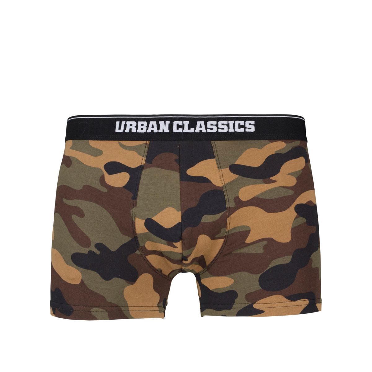 Urban Classics Camouflage Boxer Shorts - 2-Pak Wood Camo M