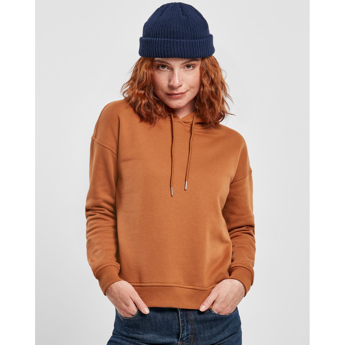 Urban Classics Dame Hoodie Toffee