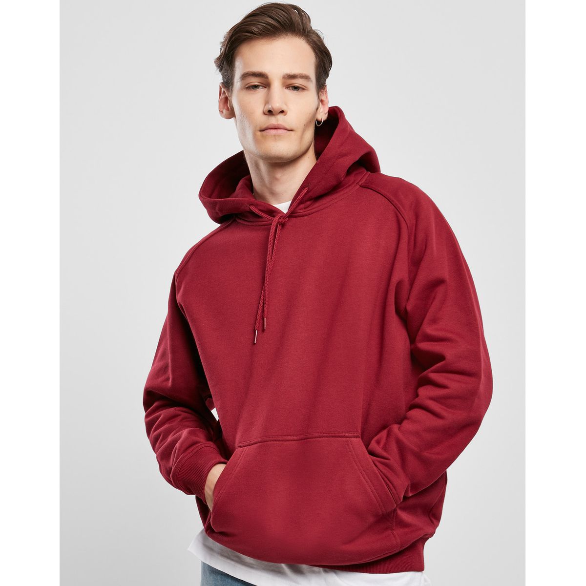 Urban Classics Simpel Hoodie Bordeaux