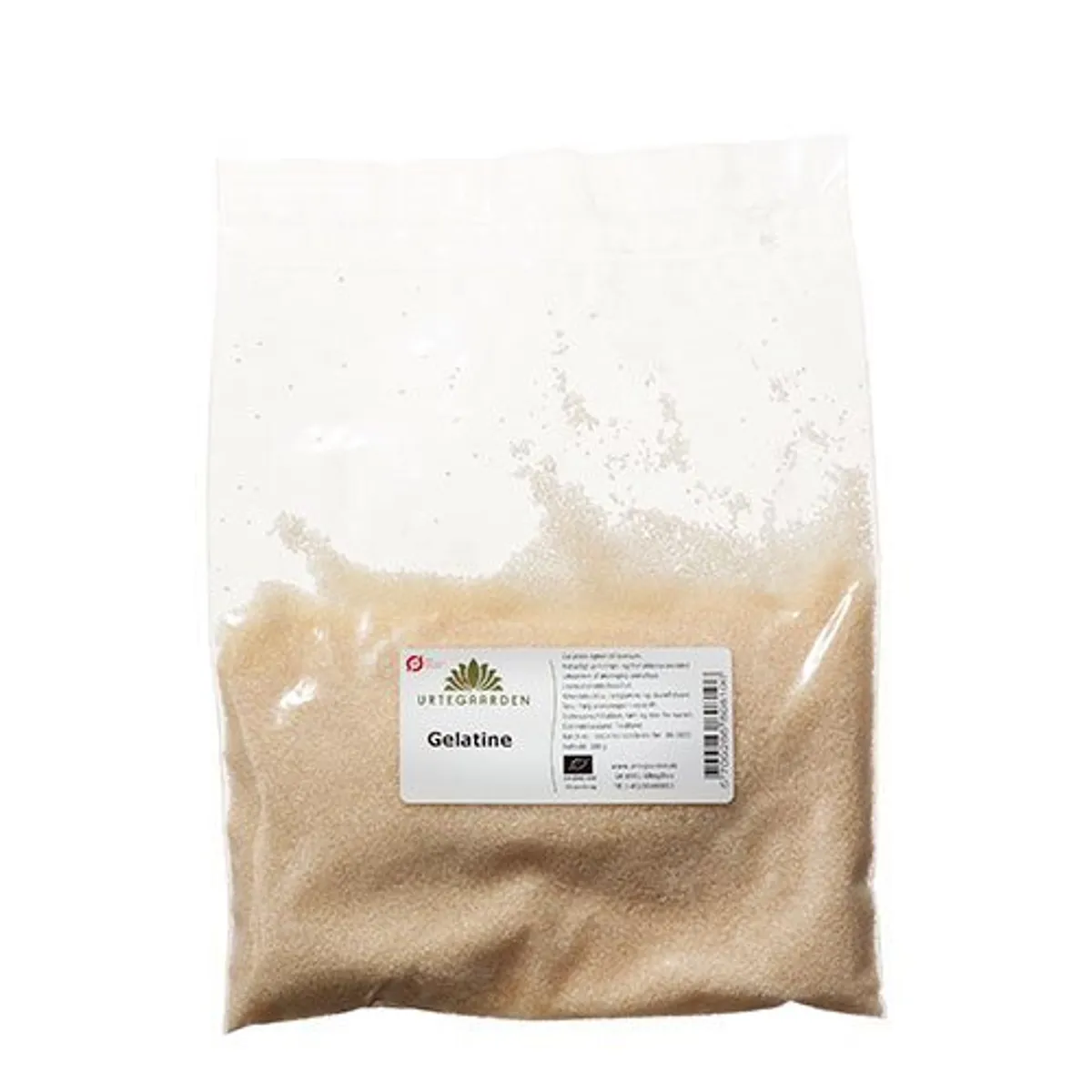 Urtegaarden Gelatine Ø, 100g.