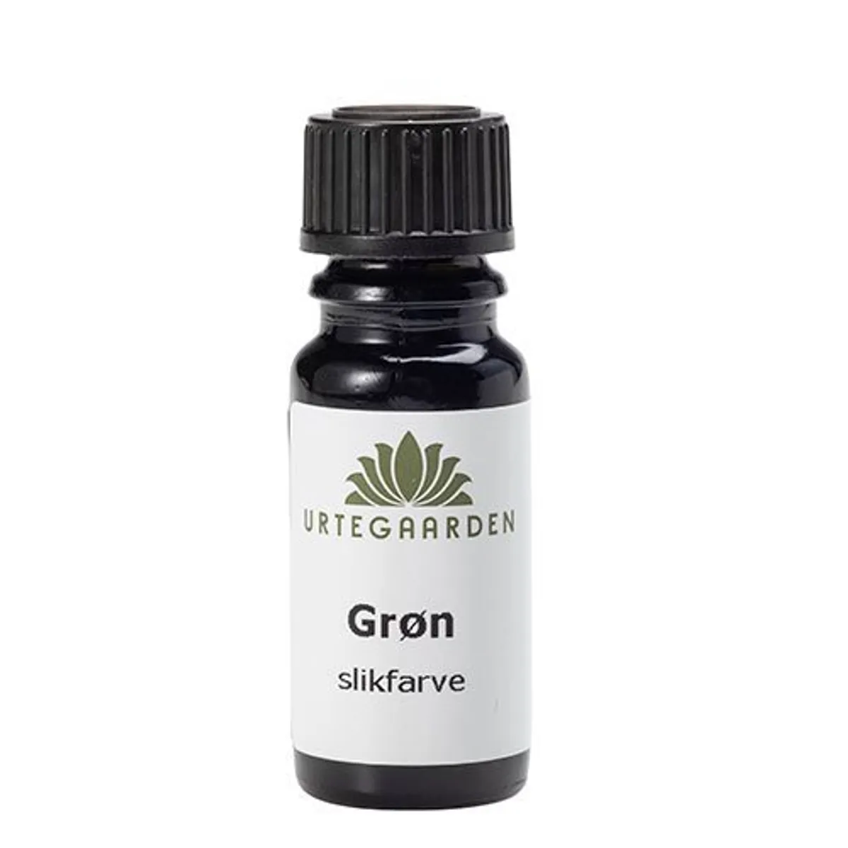 Urtegaarden Grøn slikfarve, 10ml.