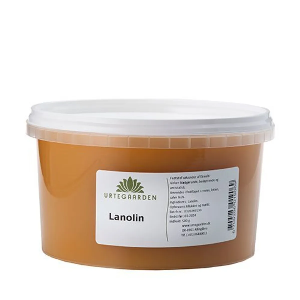 Urtegaarden Lanolin, 500g.